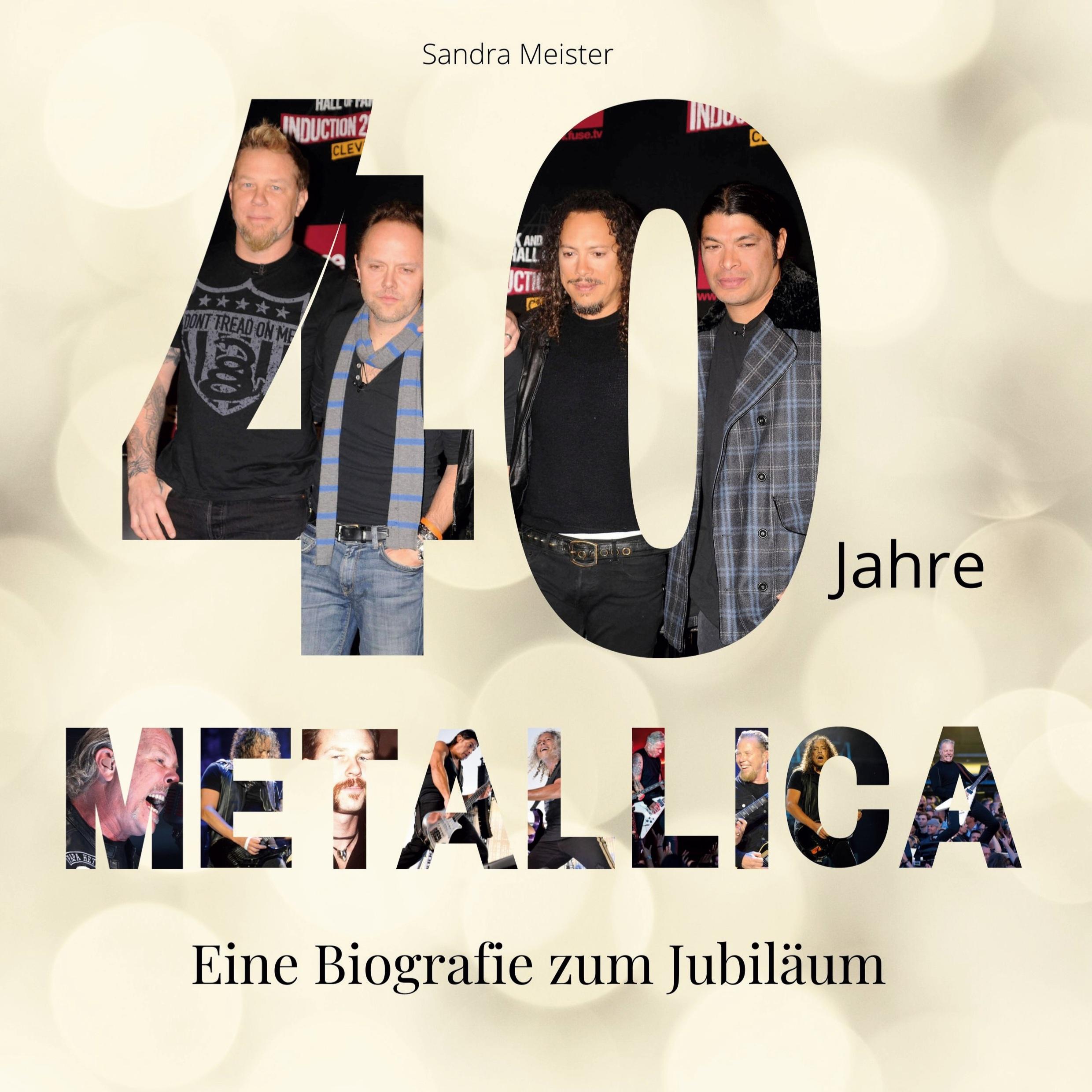Vorderes Coverbild 40 Jahre Metallica