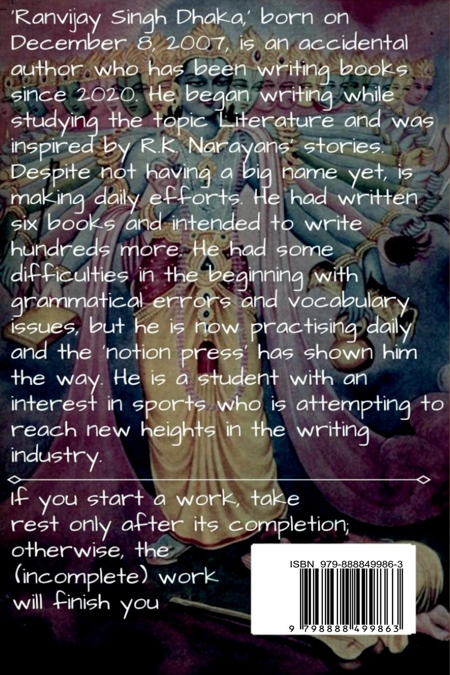 Rückseitencover Mahbharat