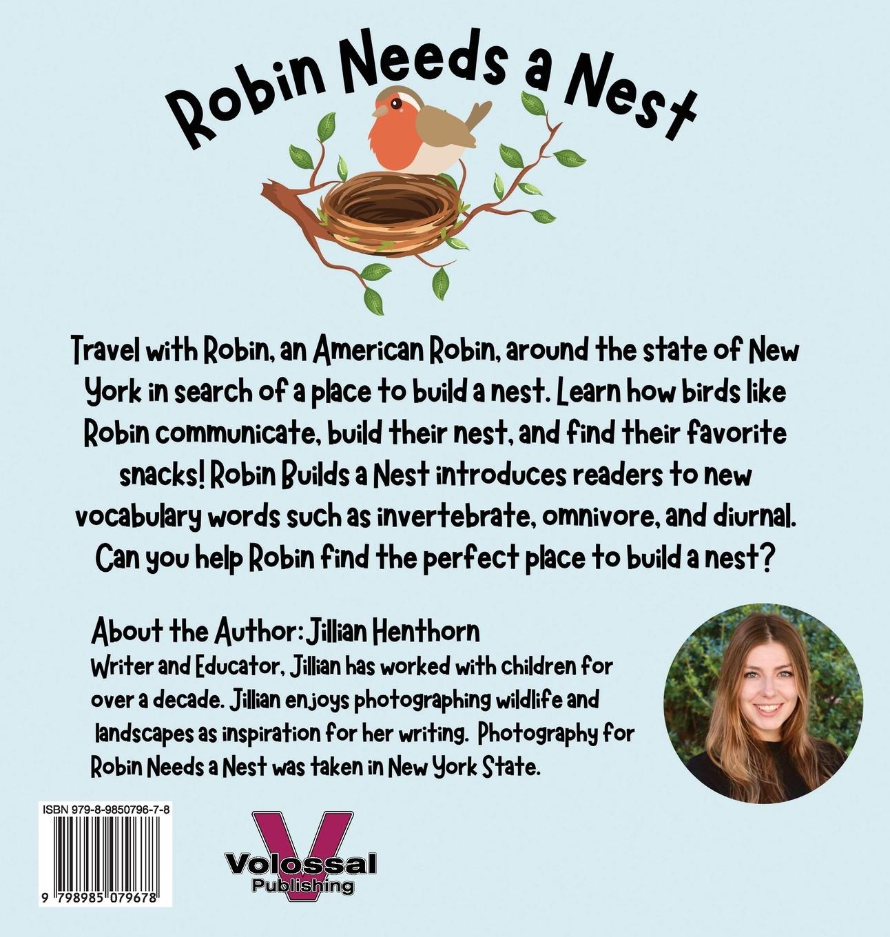 Rückseitencover Robin Needs a Nest