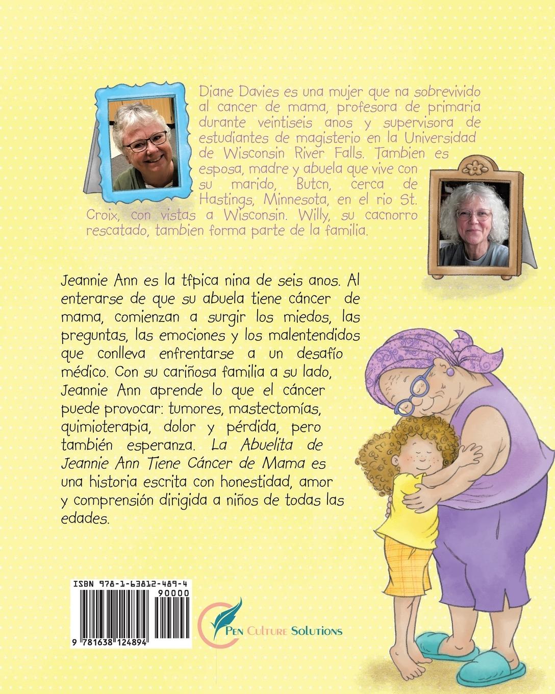 Rückseitencover La Abuelita de Jeannie  Ann Tiene Cáncer de  Mama