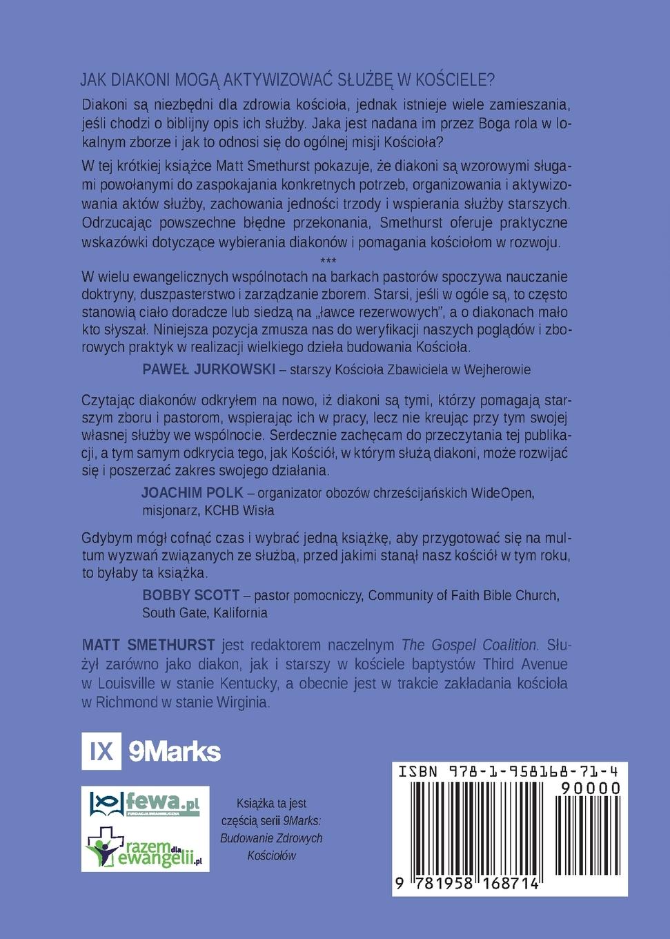 Rückseitencover Deacons / Diakoni