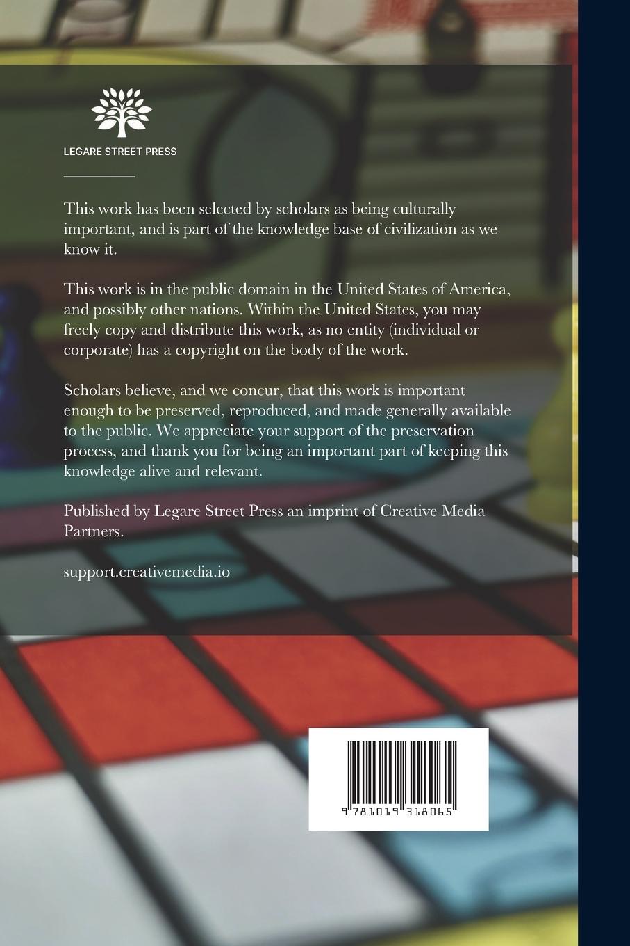 Rückseitencover Games And Sports: Being An Appendix To Manly Exercises And Exercises For Ladies, Containing The Various In-door Games And Sports, The Ou