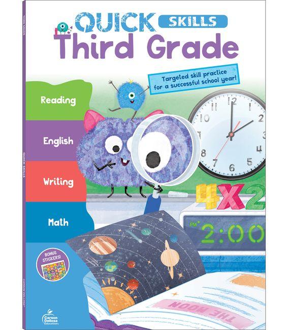 Vorderes Coverbild Quick Skills Third Grade Workbook