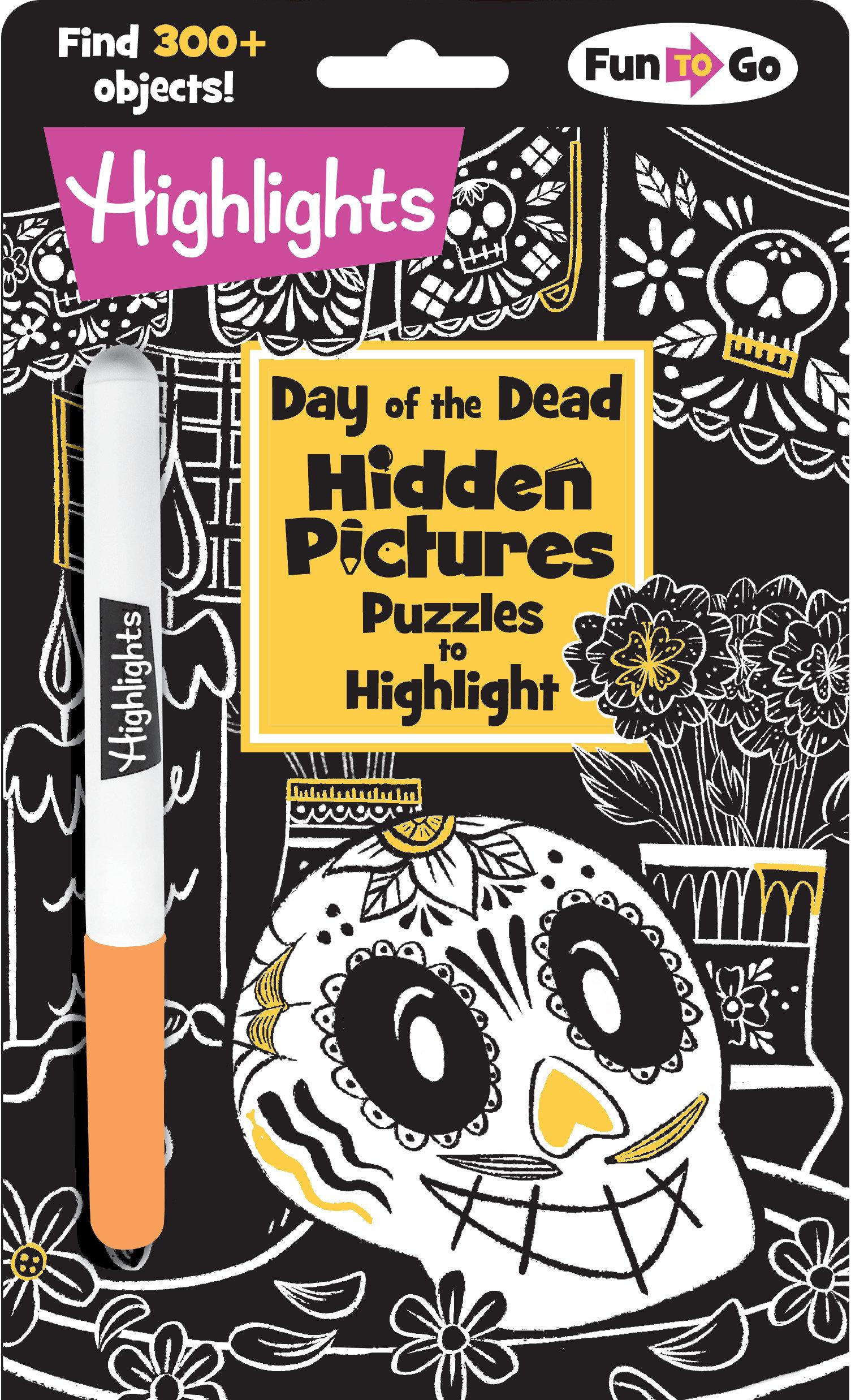 Vorderes Coverbild Day of the Dead Hidden Pictures Puzzles to Highlight