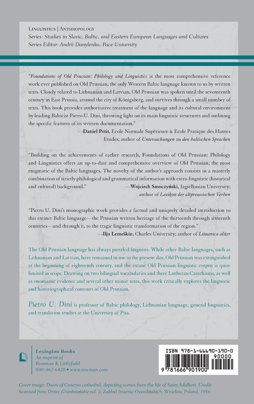 Rückseitencover Foundations of Old Prussian