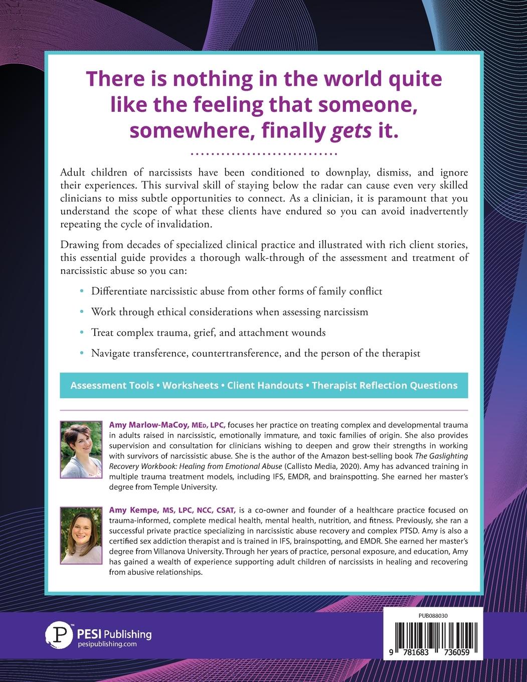 Rückseitencover The Clinician's Guide to Treating Adult Children of Narcissists