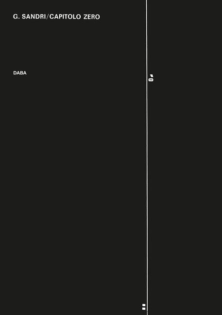 Vorderes Coverbild Capitolo Zero