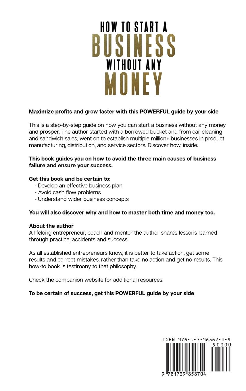 Rückseitencover How to start a business