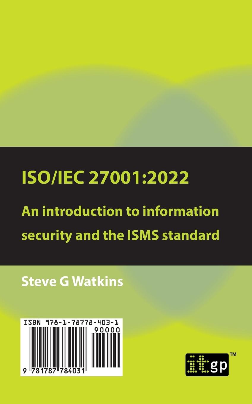 Rückseitencover ISO/IEC 27001
