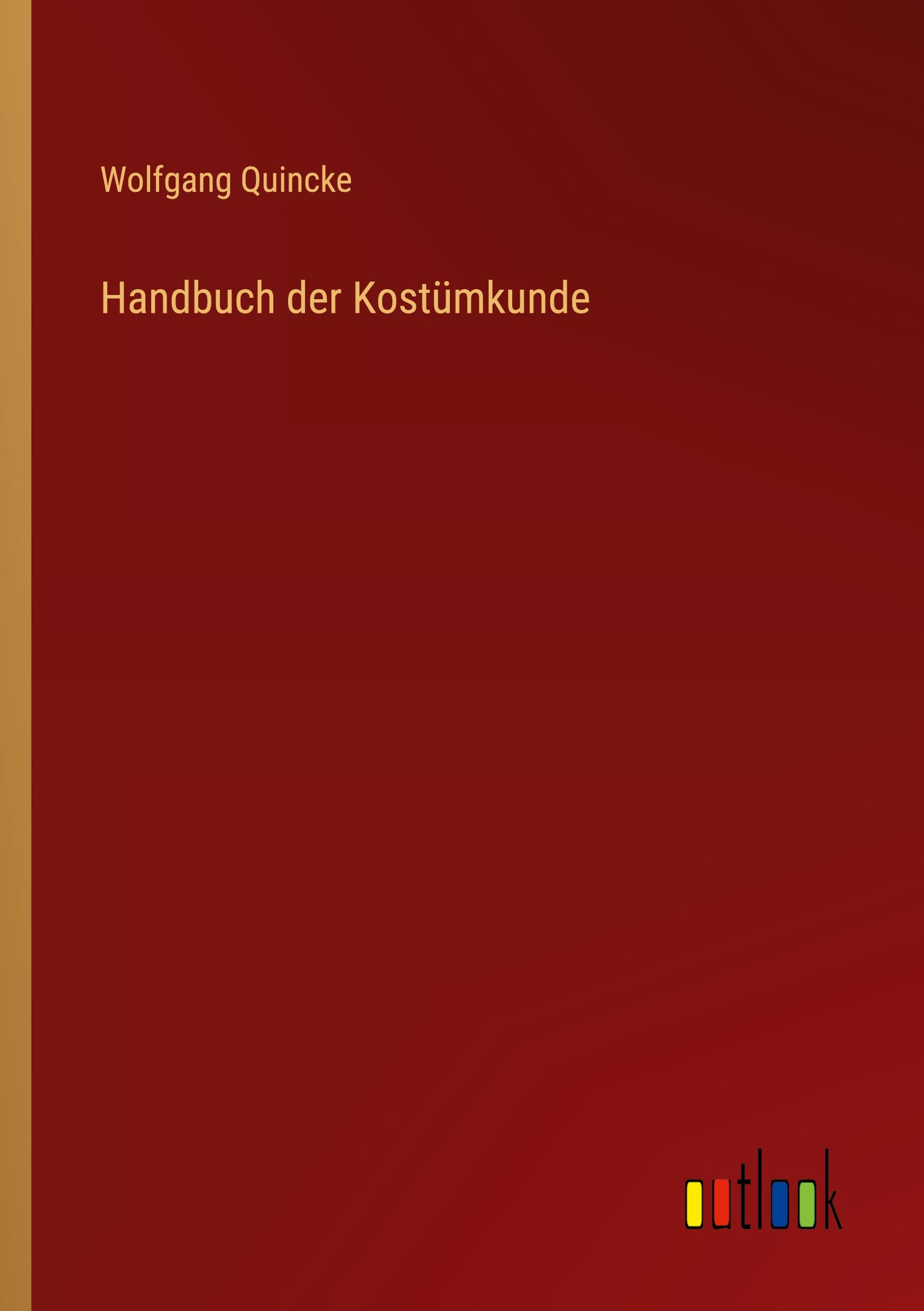 Vorderes Coverbild Handbuch der Kostümkunde