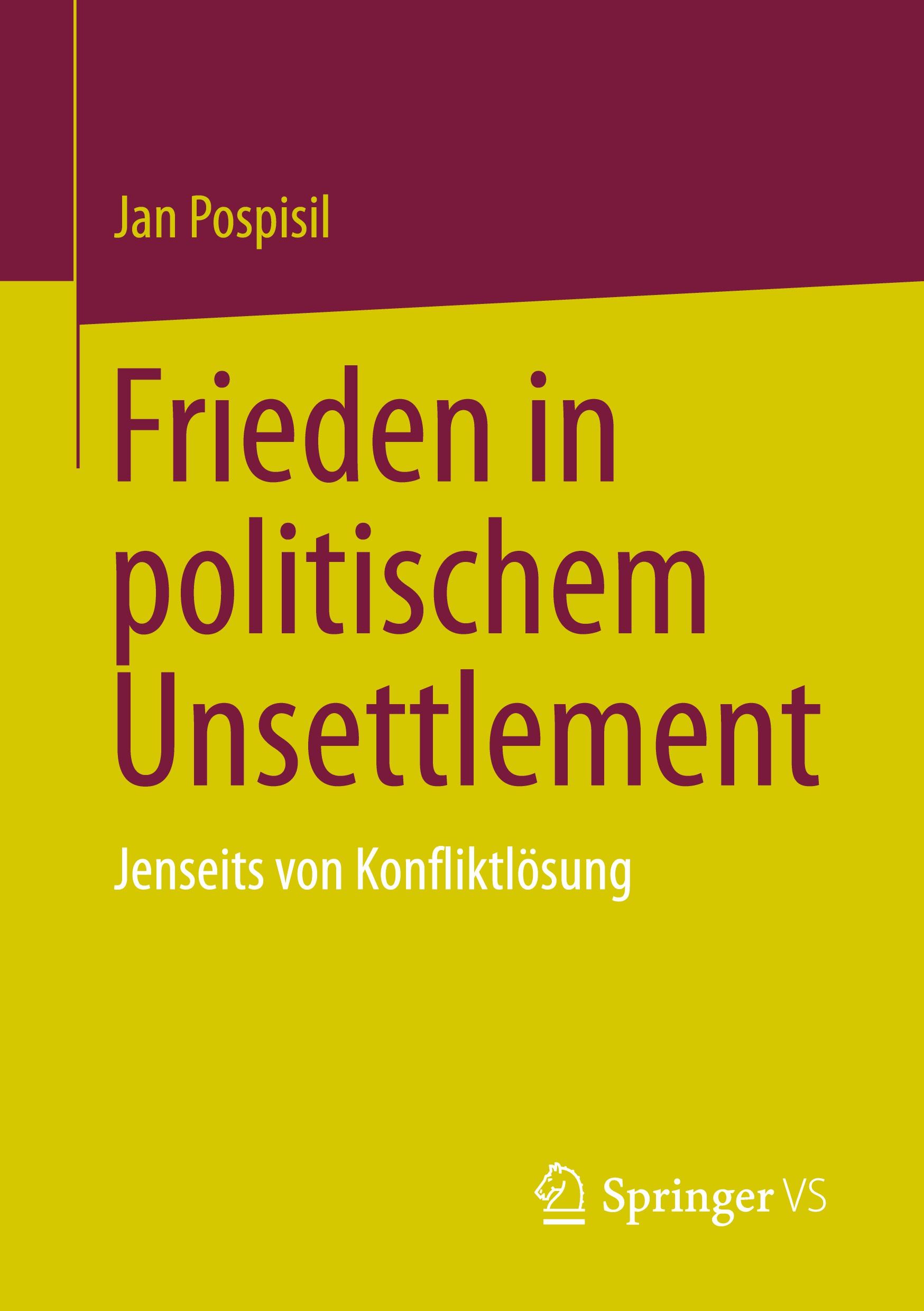 Vorderes Coverbild Frieden in politischem Unsettlement