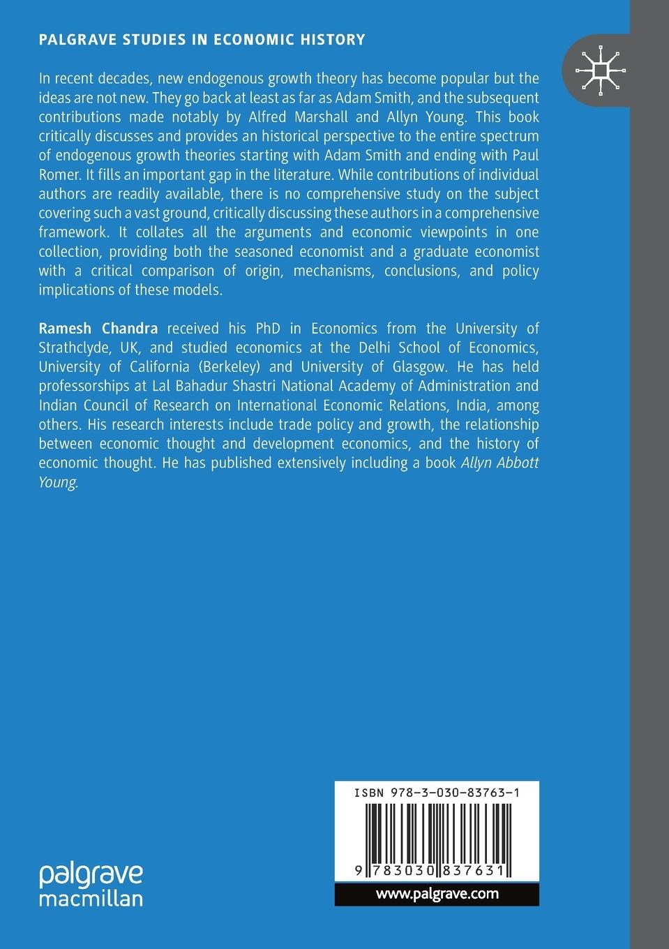 Rückseitencover Endogenous Growth in Historical Perspective