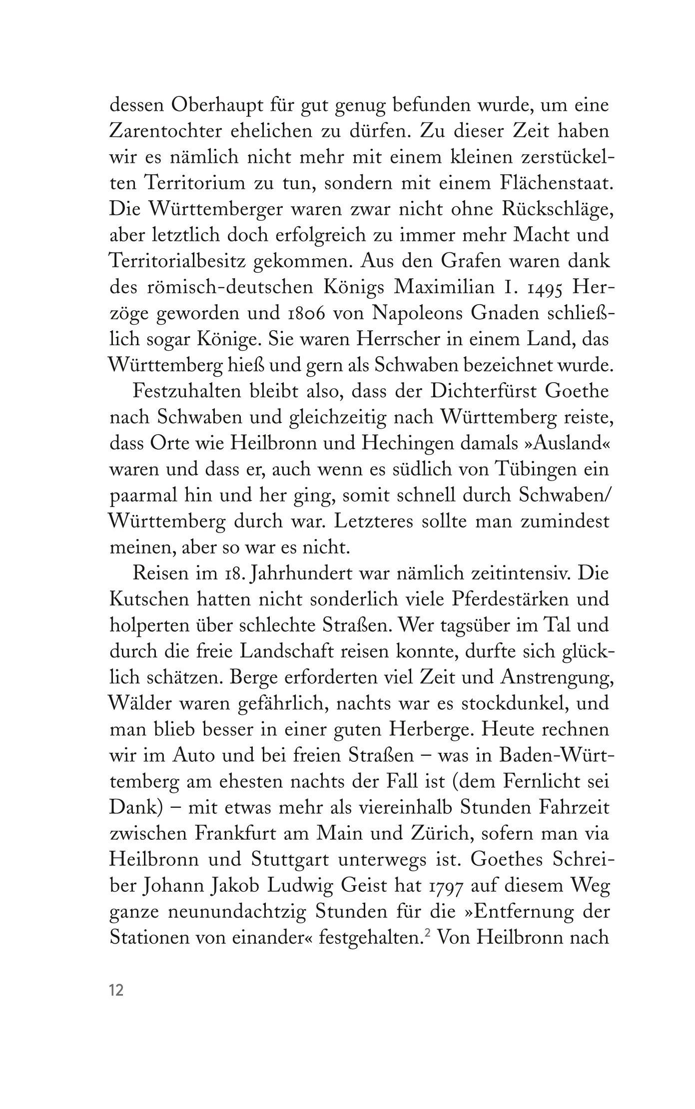 Beispielinhalt (Bild) Goethe in Schwaben
