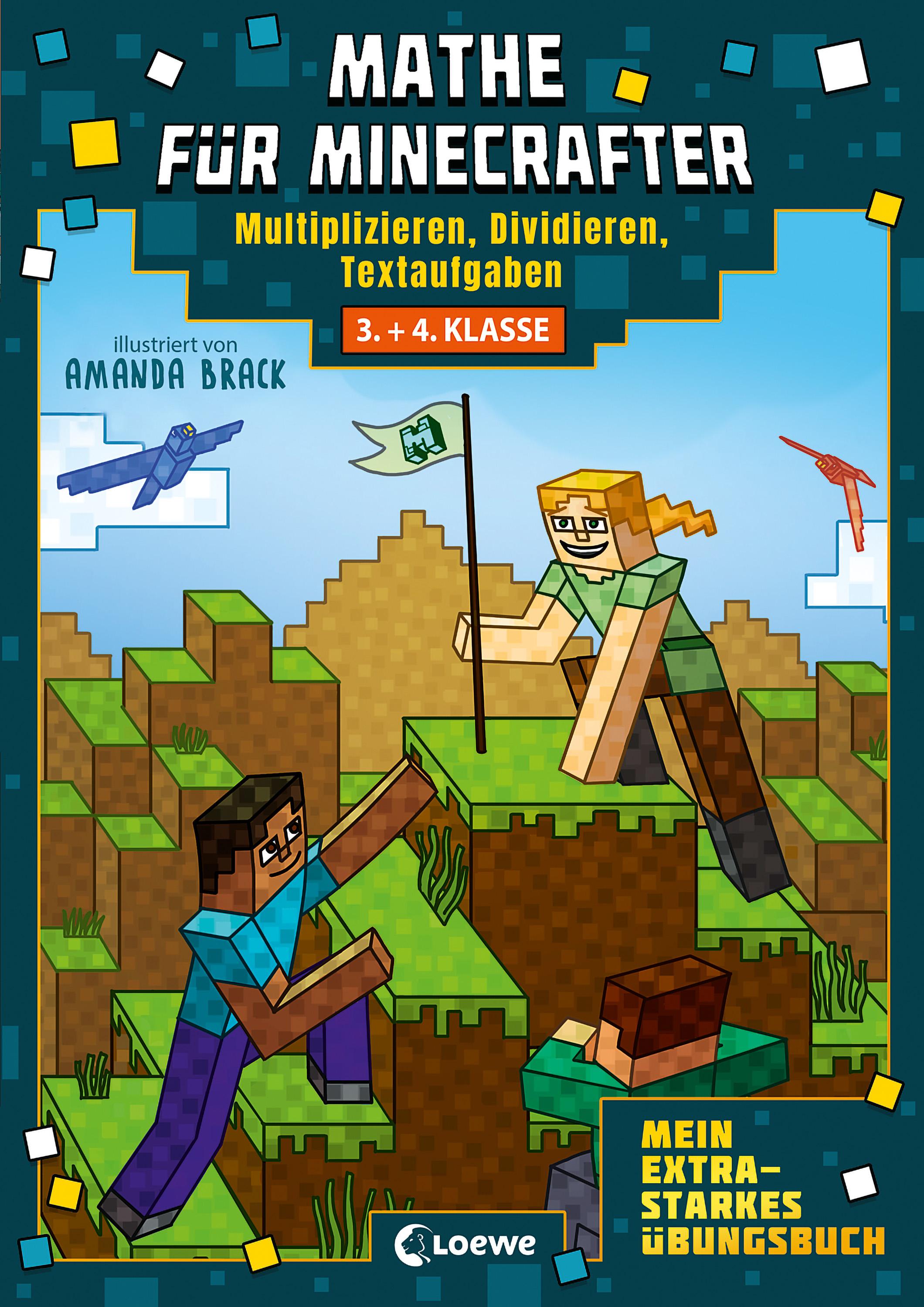 Vorderes Coverbild Mathe für Minecrafter - Mein extrastarkes Übungsbuch