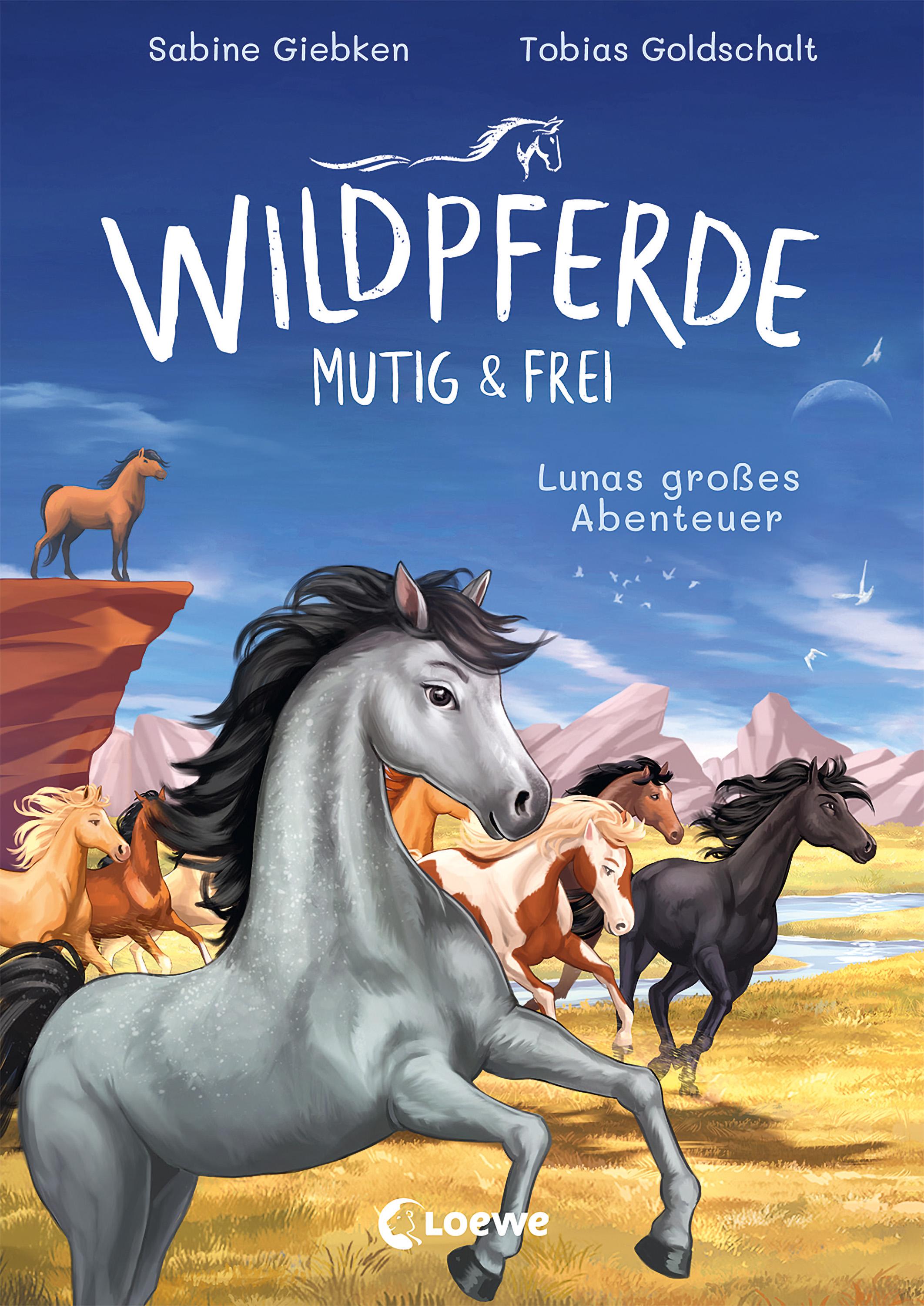 Vorderes Coverbild Wildpferde - mutig und frei (Band 1) - Lunas großes Abenteuer