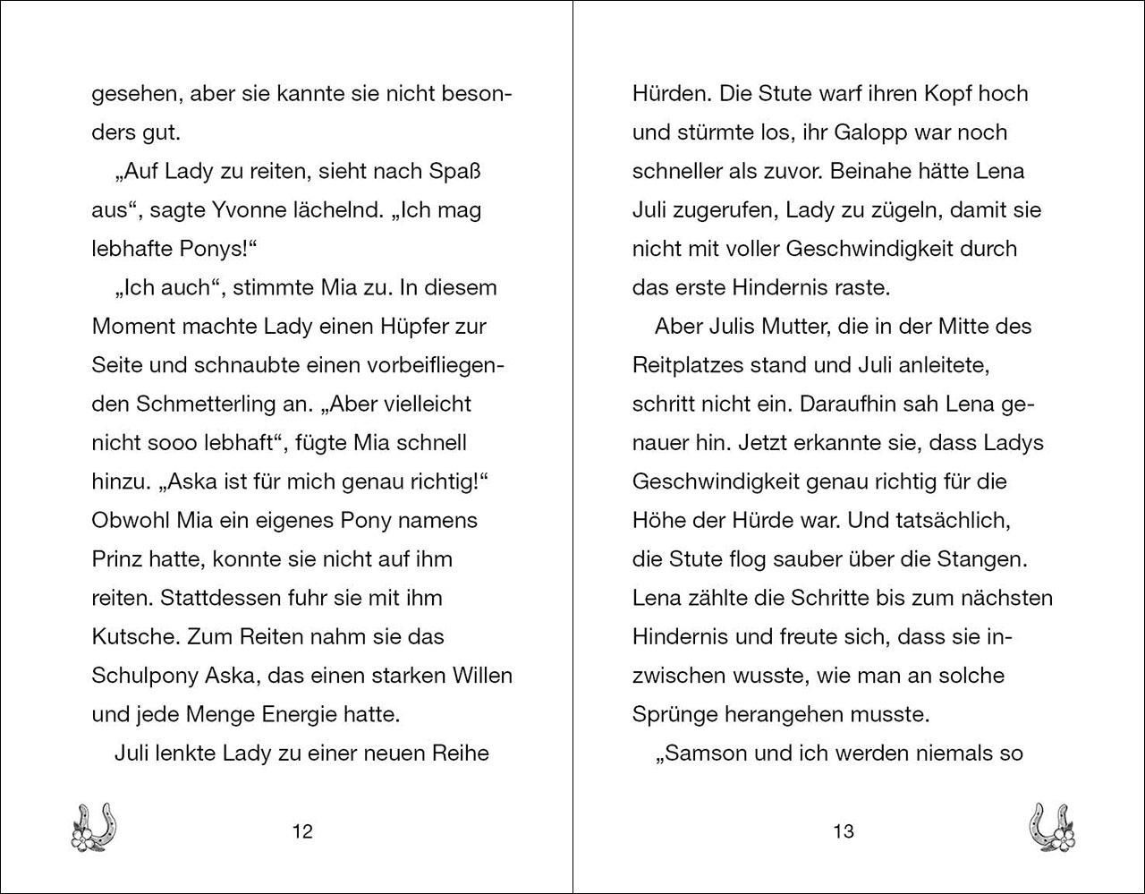 Beispielinhalt (Bild) Ponyhof Apfelblüte (Band 21) - Doppeltes Glück für Juli