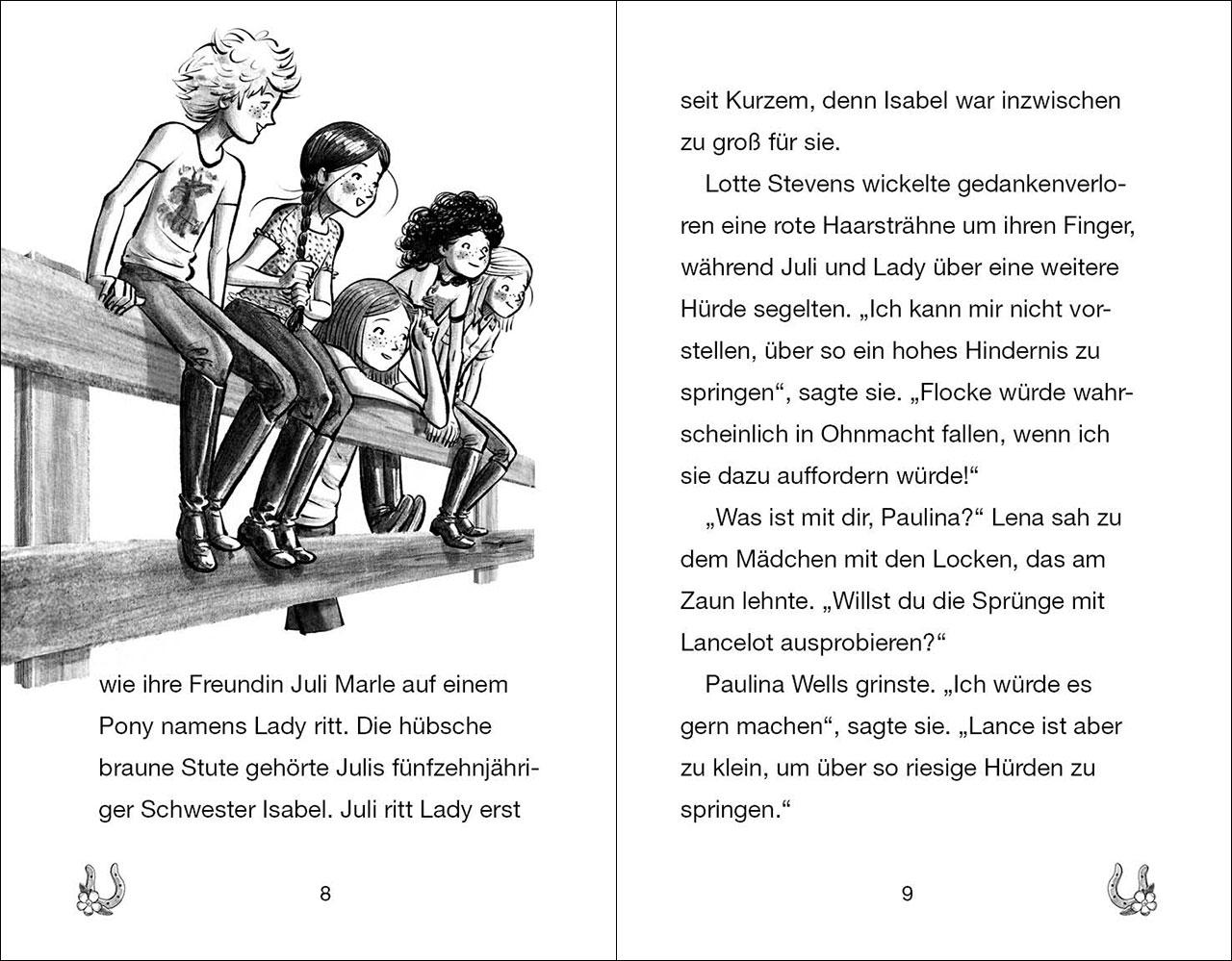 Beispielinhalt (Bild) Ponyhof Apfelblüte (Band 21) - Doppeltes Glück für Juli