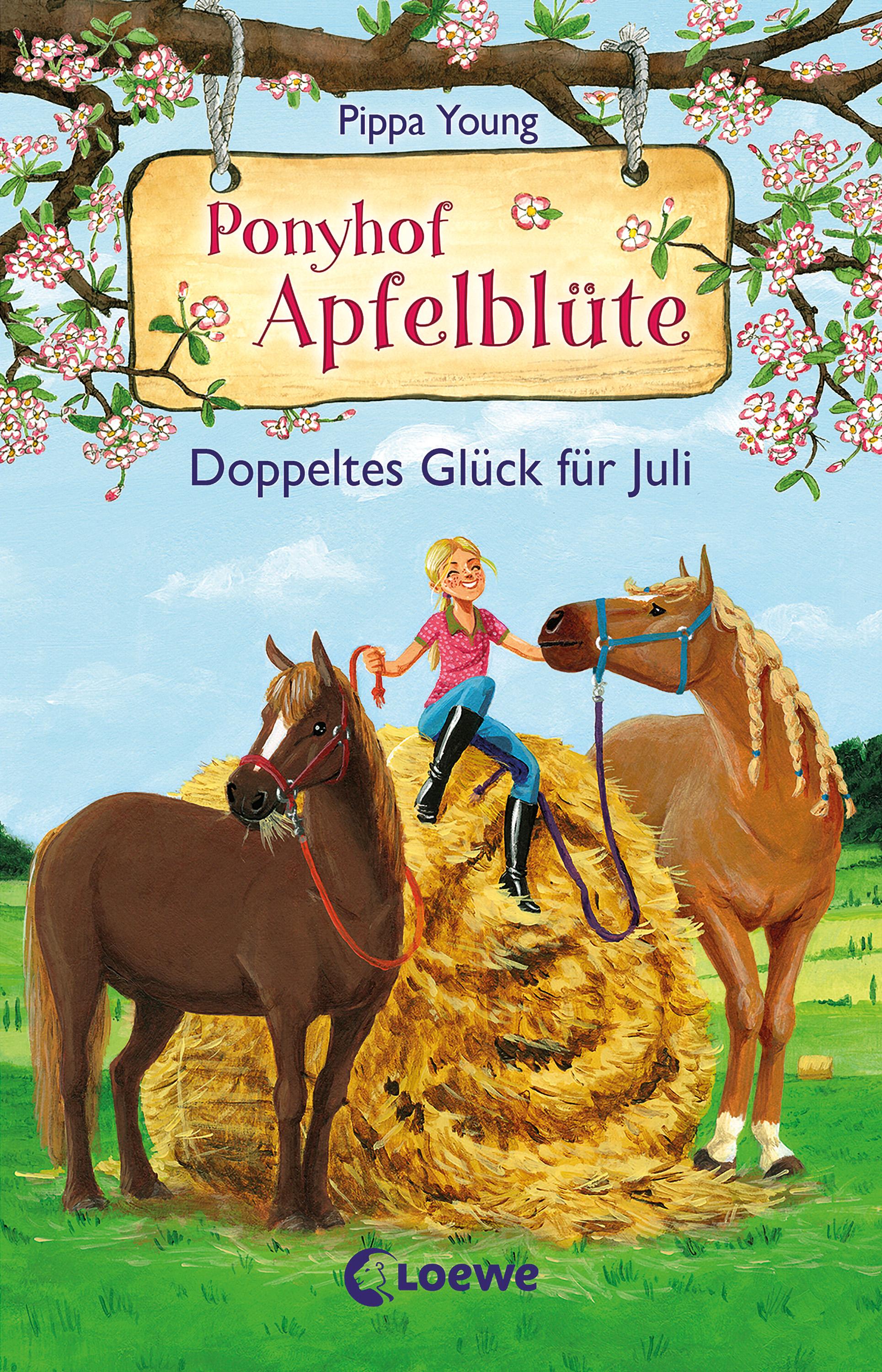 Vorderes Coverbild Ponyhof Apfelblüte (Band 21) - Doppeltes Glück für Juli
