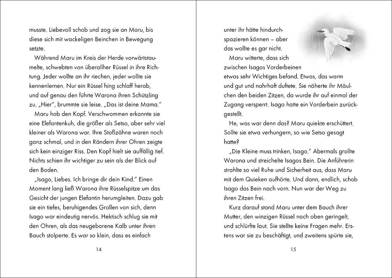 Beispielinhalt (Bild) Das geheime Leben der Tiere (Savanne) - Maru - Die Reise der Elefanten