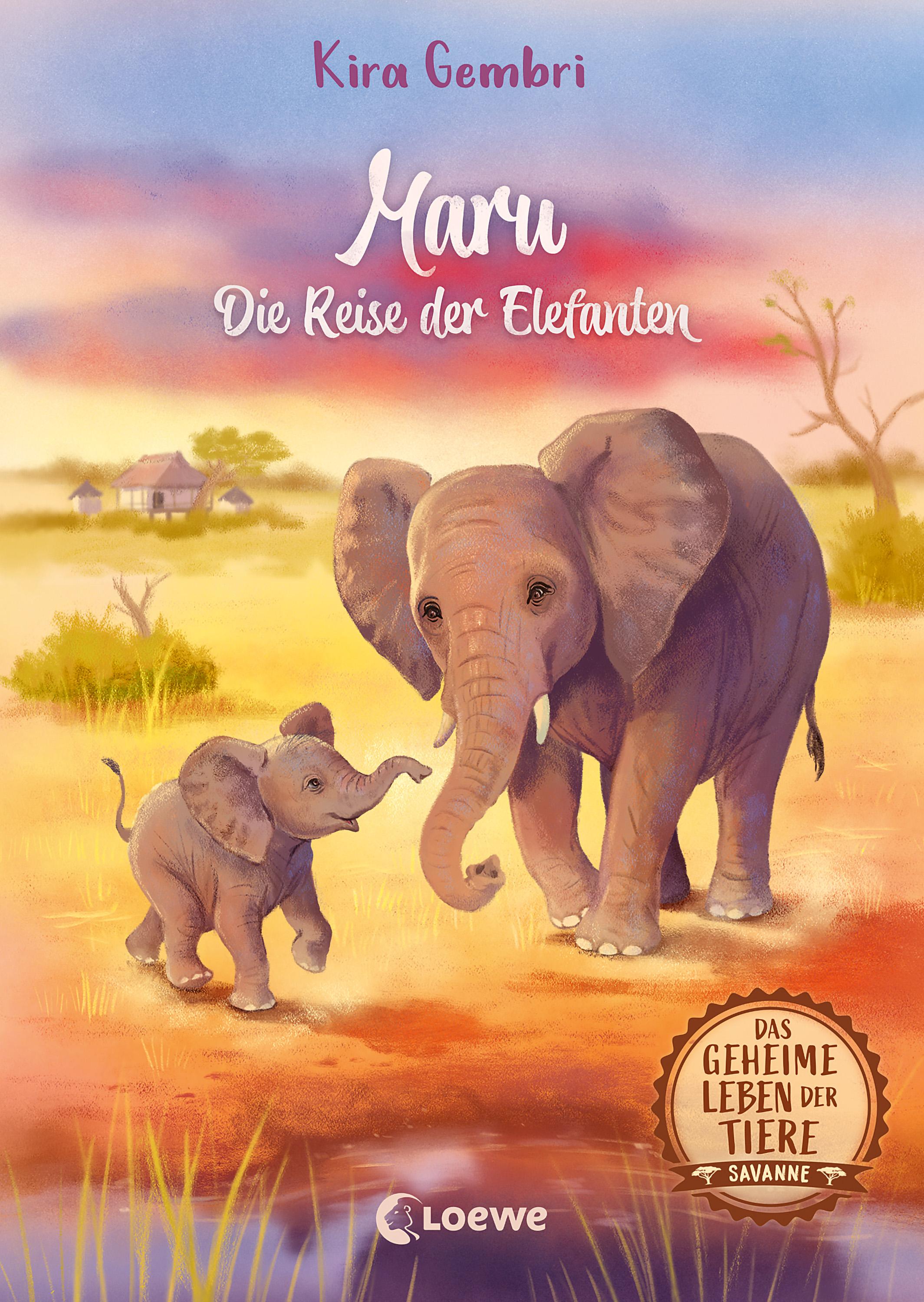 Vorderes Coverbild Das geheime Leben der Tiere (Savanne) - Maru - Die Reise der Elefanten