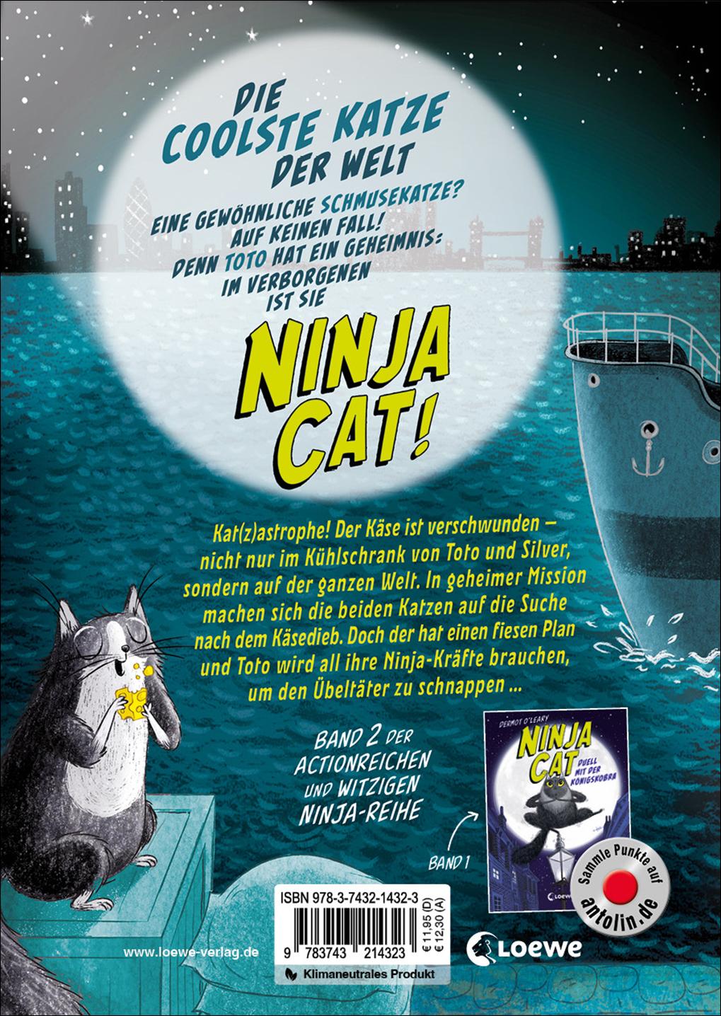 Rückseitencover Ninja Cat (Band 2) - Meisterdieb auf der Flucht!