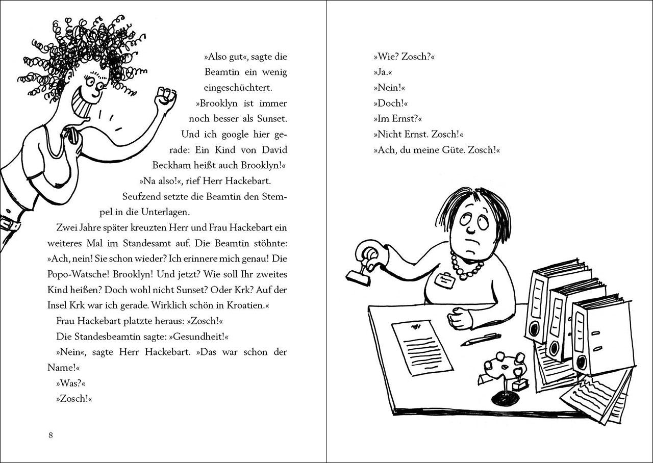 Beispielinhalt (Bild) Crazy Family (Band 1) - Die Hackebarts räumen ab!
