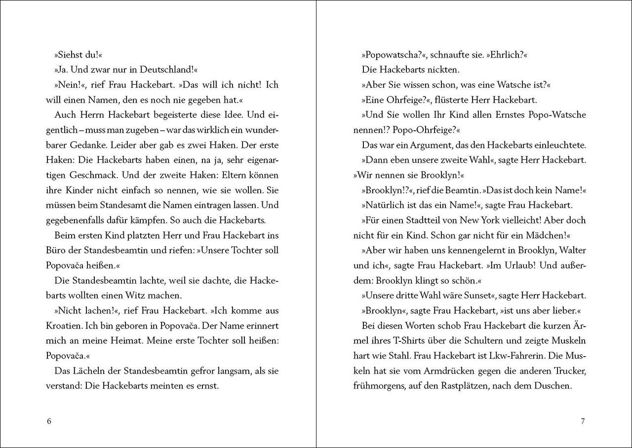 Beispielinhalt (Bild) Crazy Family (Band 1) - Die Hackebarts räumen ab!
