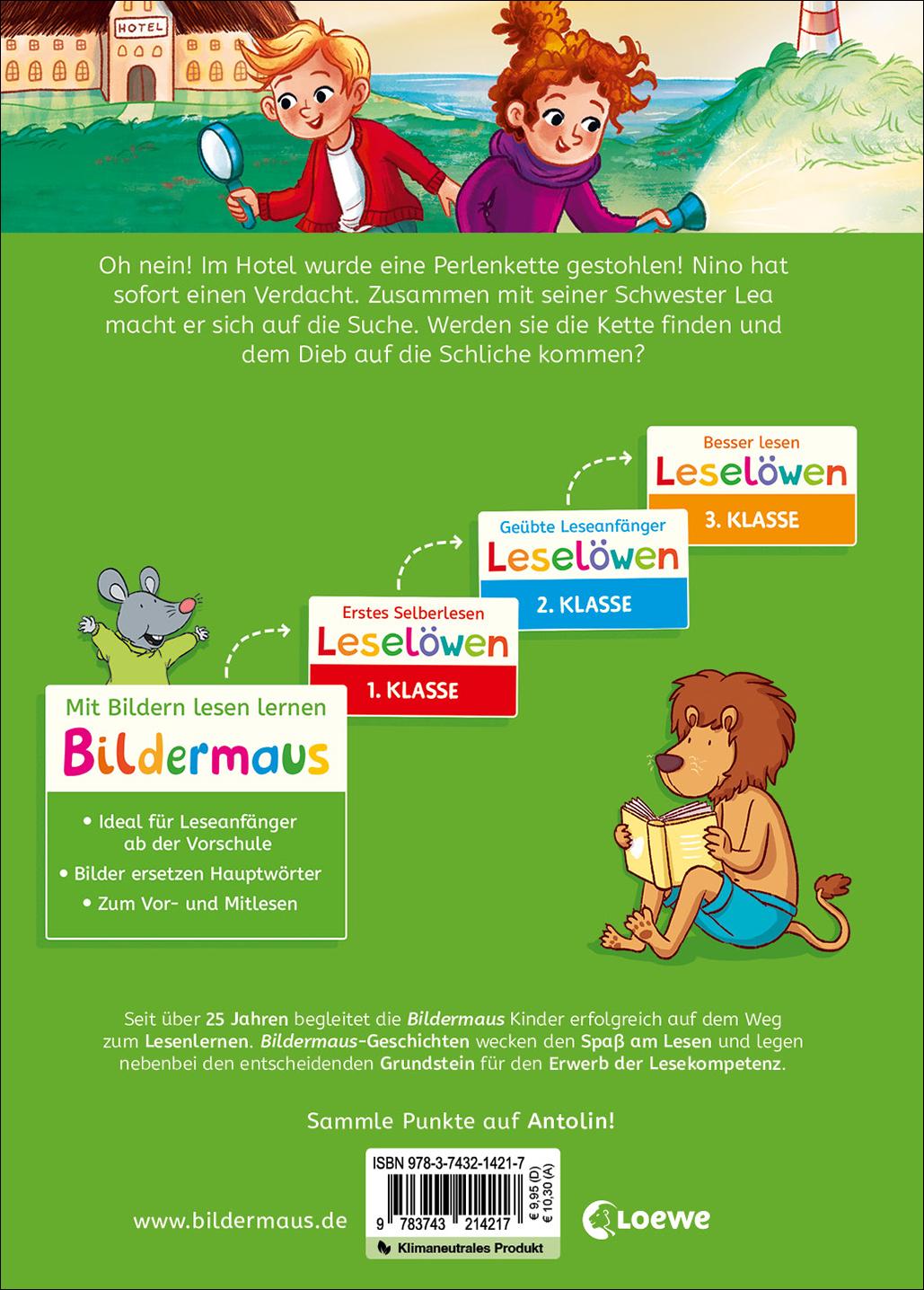 Rückseitencover Bildermaus - Einsatz für die Insel-Detektive