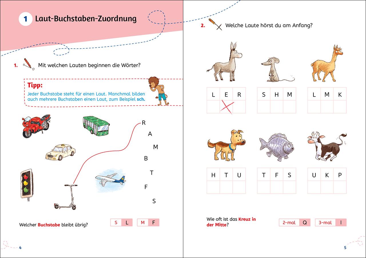 Beispielinhalt (Bild) Leselöwen Lernhilfen - Lesen lernen - 1. Klasse