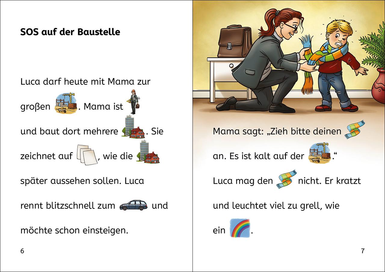 Beispielinhalt (Bild) Bildermaus - Geschichten von der Baustelle