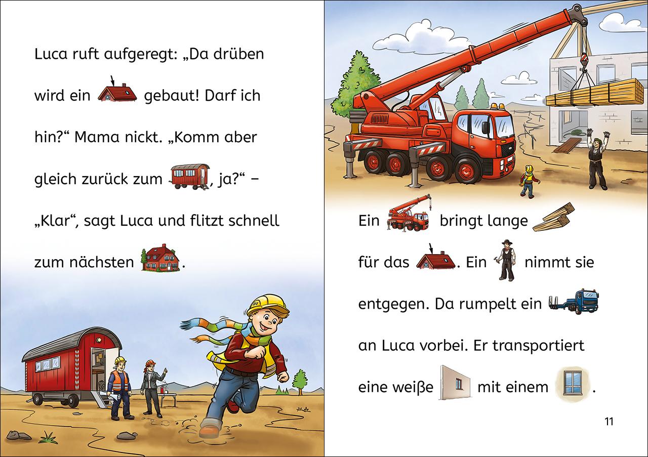 Beispielinhalt (Bild) Bildermaus - Geschichten von der Baustelle