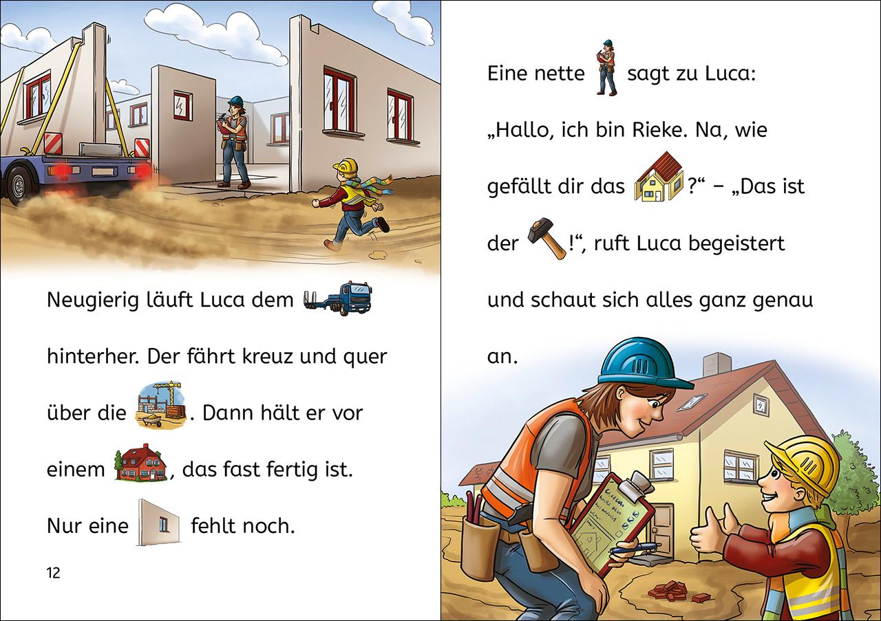 Beispielinhalt (Bild) Bildermaus - Geschichten von der Baustelle