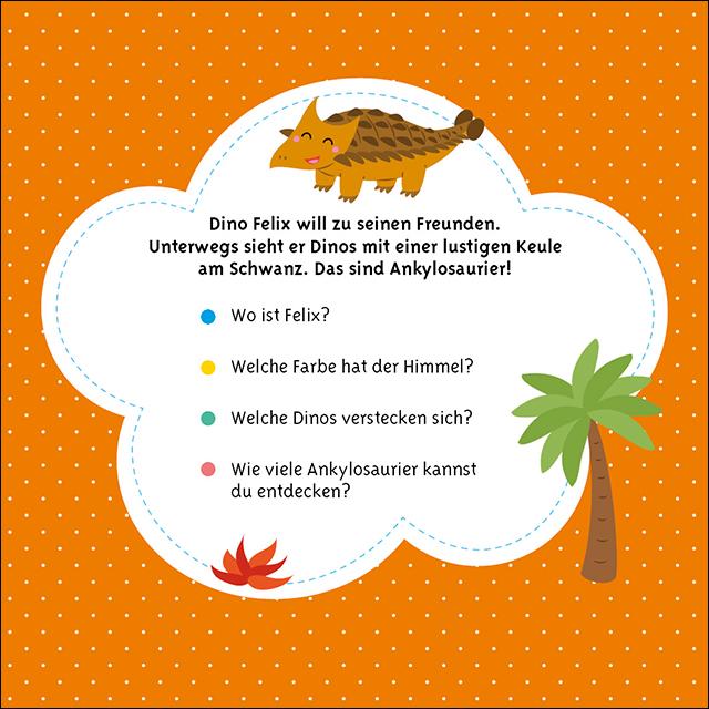 Beispielinhalt (Bild) Das magische Wassermalbuch - Dinosaurier