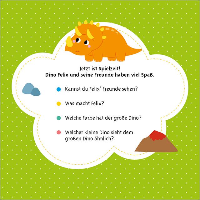 Beispielinhalt (Bild) Das magische Wassermalbuch - Dinosaurier