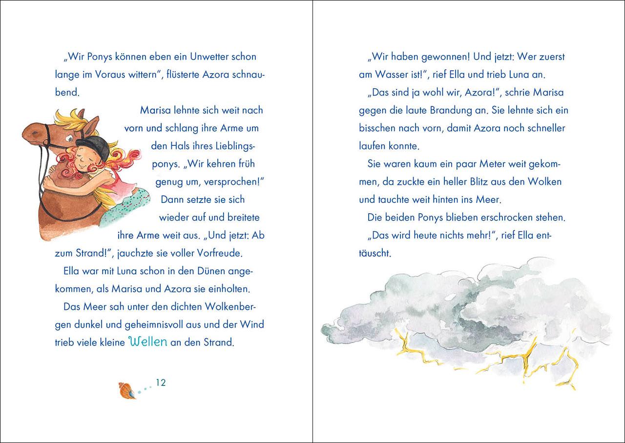 Beispielinhalt (Bild) Marisa Meermädchen (Band 4) - Eine wundersame Ponyrettung