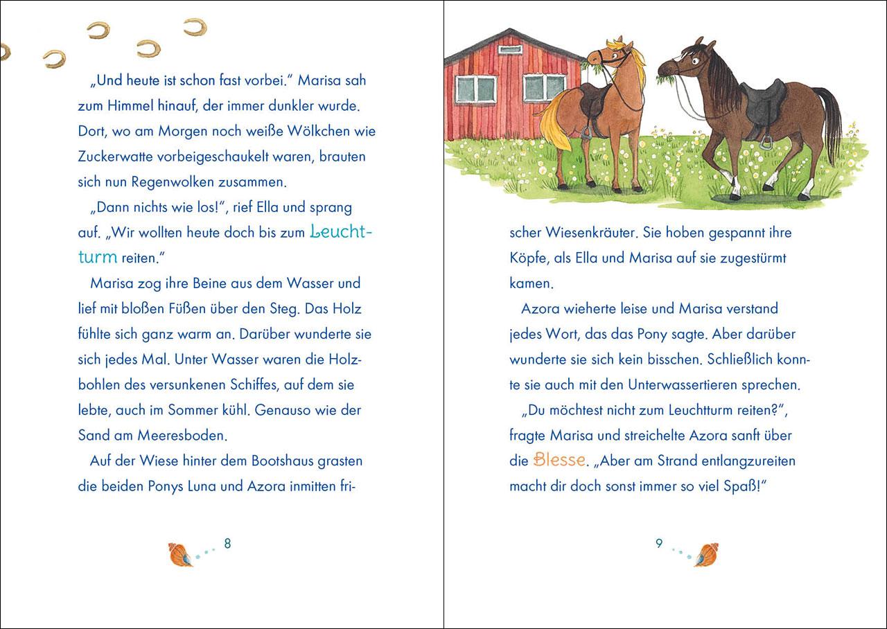 Beispielinhalt (Bild) Marisa Meermädchen (Band 4) - Eine wundersame Ponyrettung