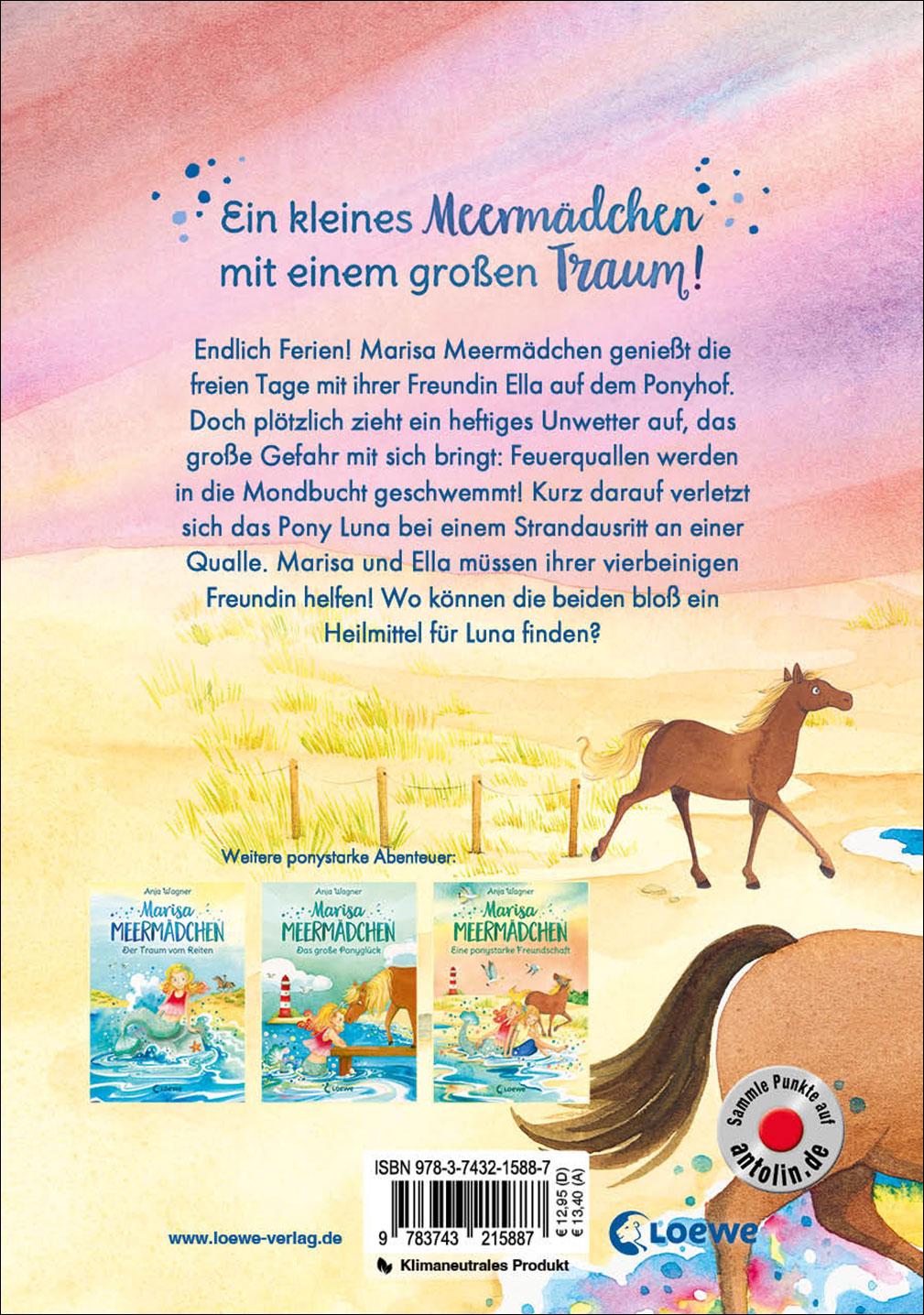 Rückseitencover Marisa Meermädchen (Band 4) - Eine wundersame Ponyrettung