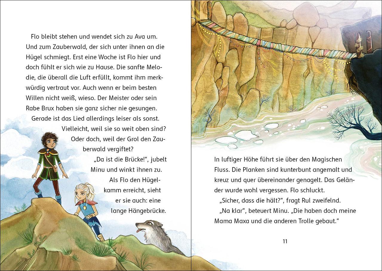 Beispielinhalt (Bild) Der Zauberschüler (Band 3) - Im Schatten des roten Drachen