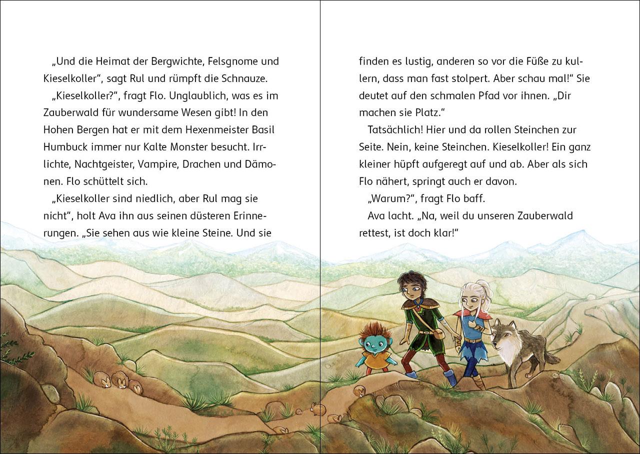 Beispielinhalt (Bild) Der Zauberschüler (Band 3) - Im Schatten des roten Drachen