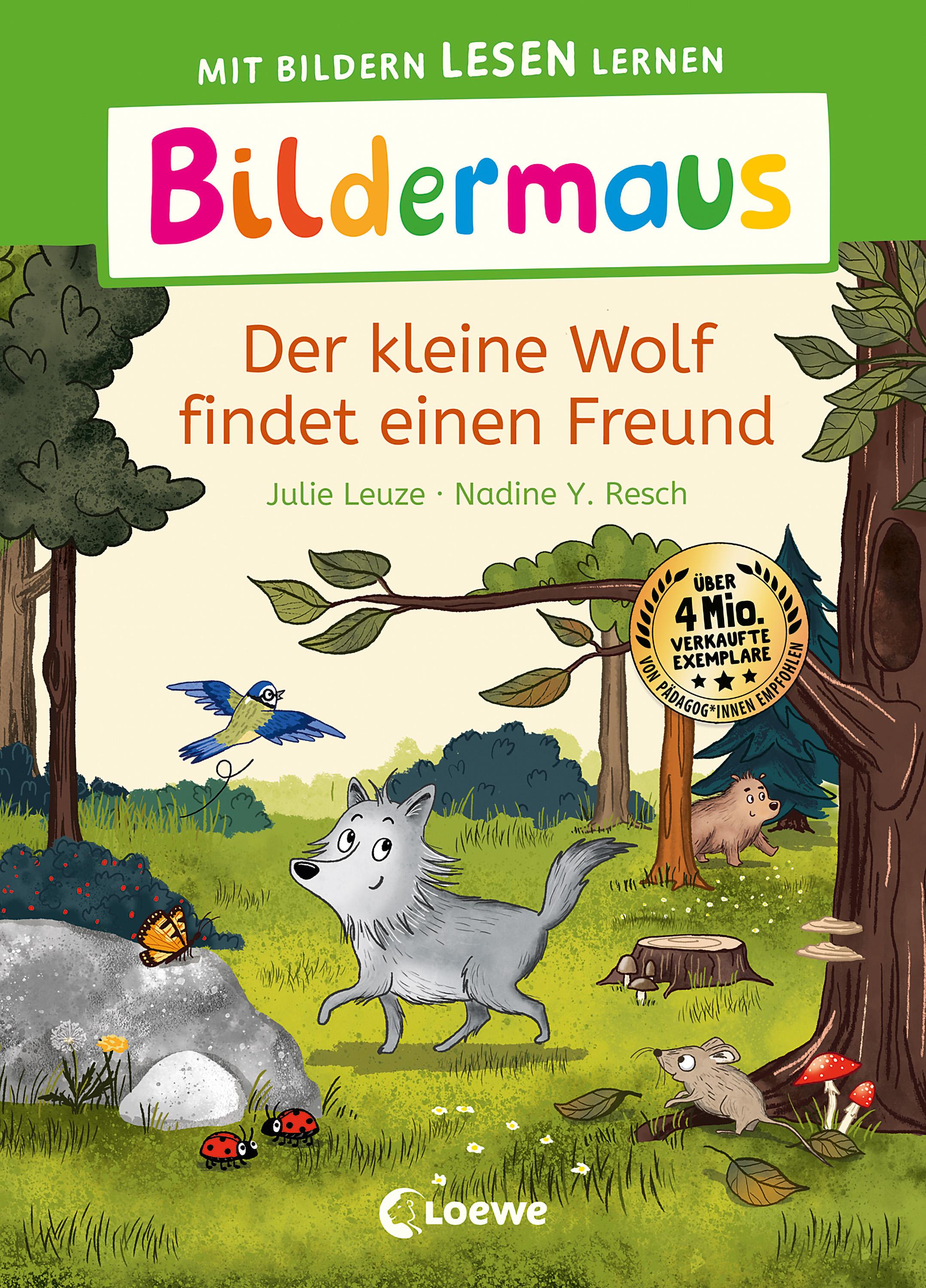 Vorderes Coverbild Bildermaus - Der kleine Wolf findet einen Freund