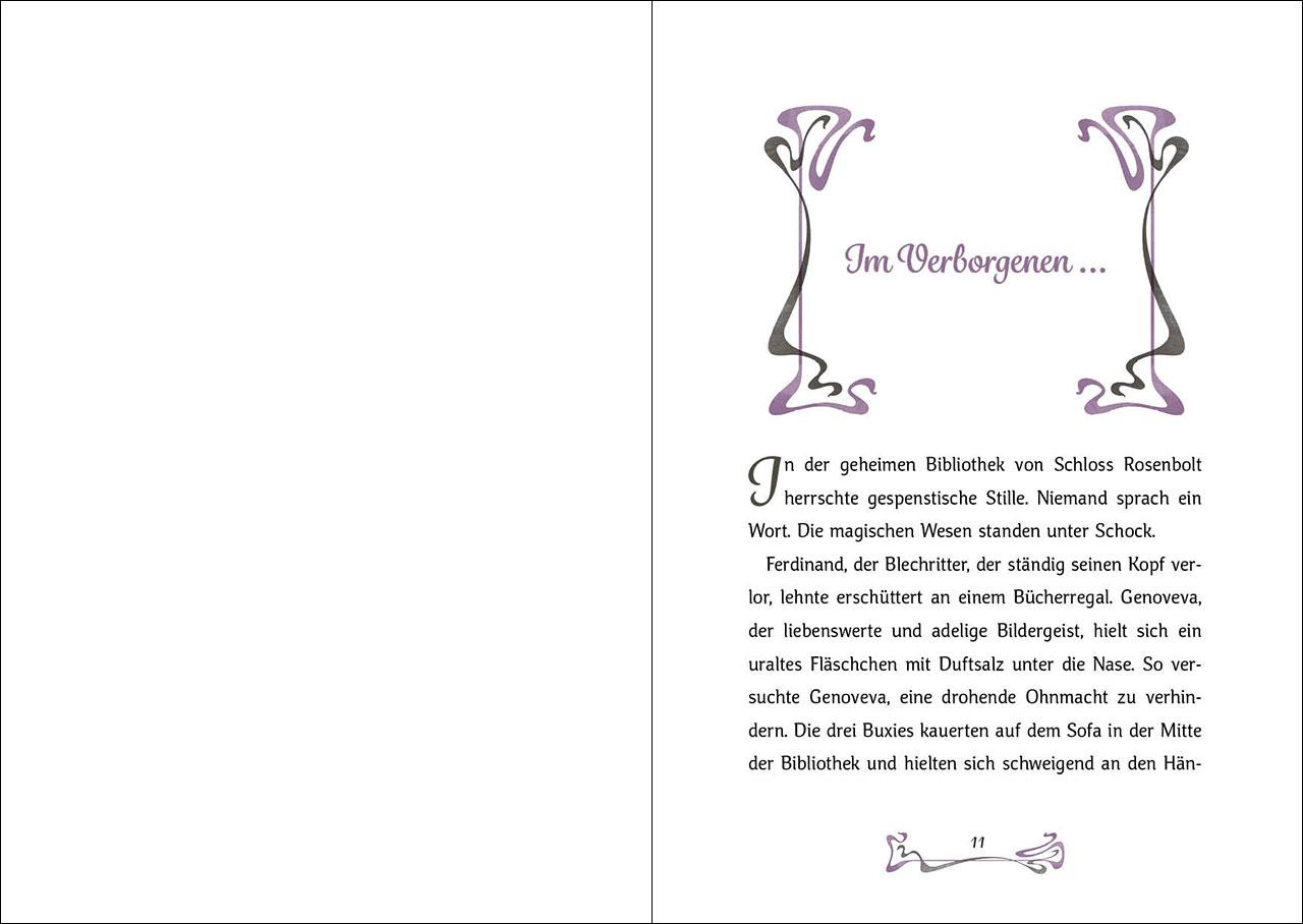 Beispielinhalt (Bild) Das Bücherschloss (Band 5) - Der tintenschwarze Schlafzauber