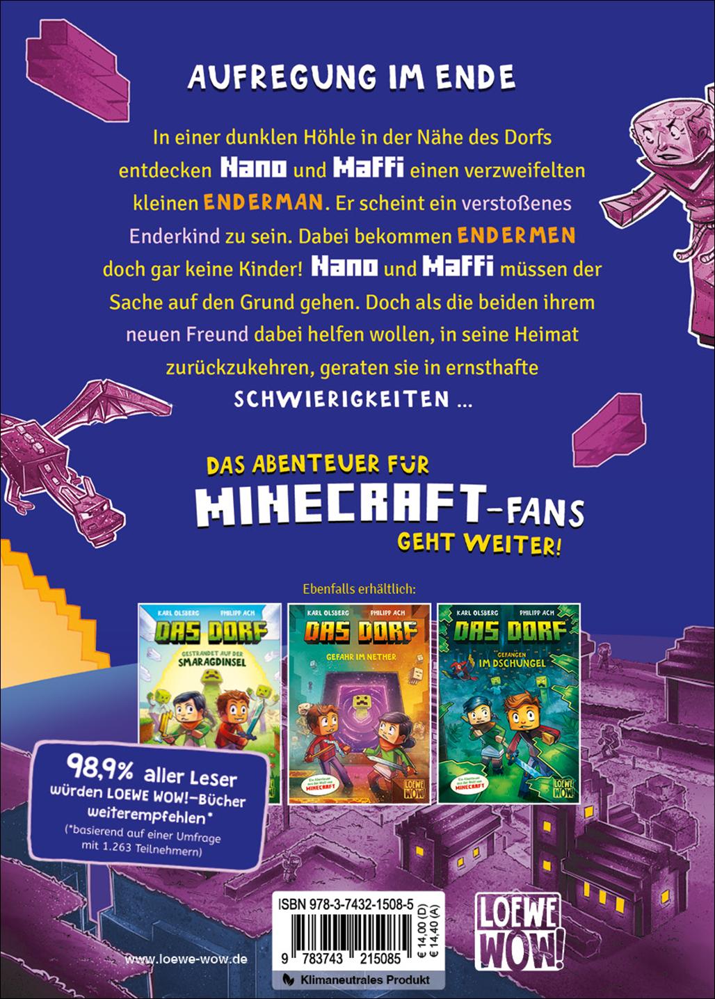 Rückseitencover Das Dorf (Band 4) - Im Reich des Enderdrachen