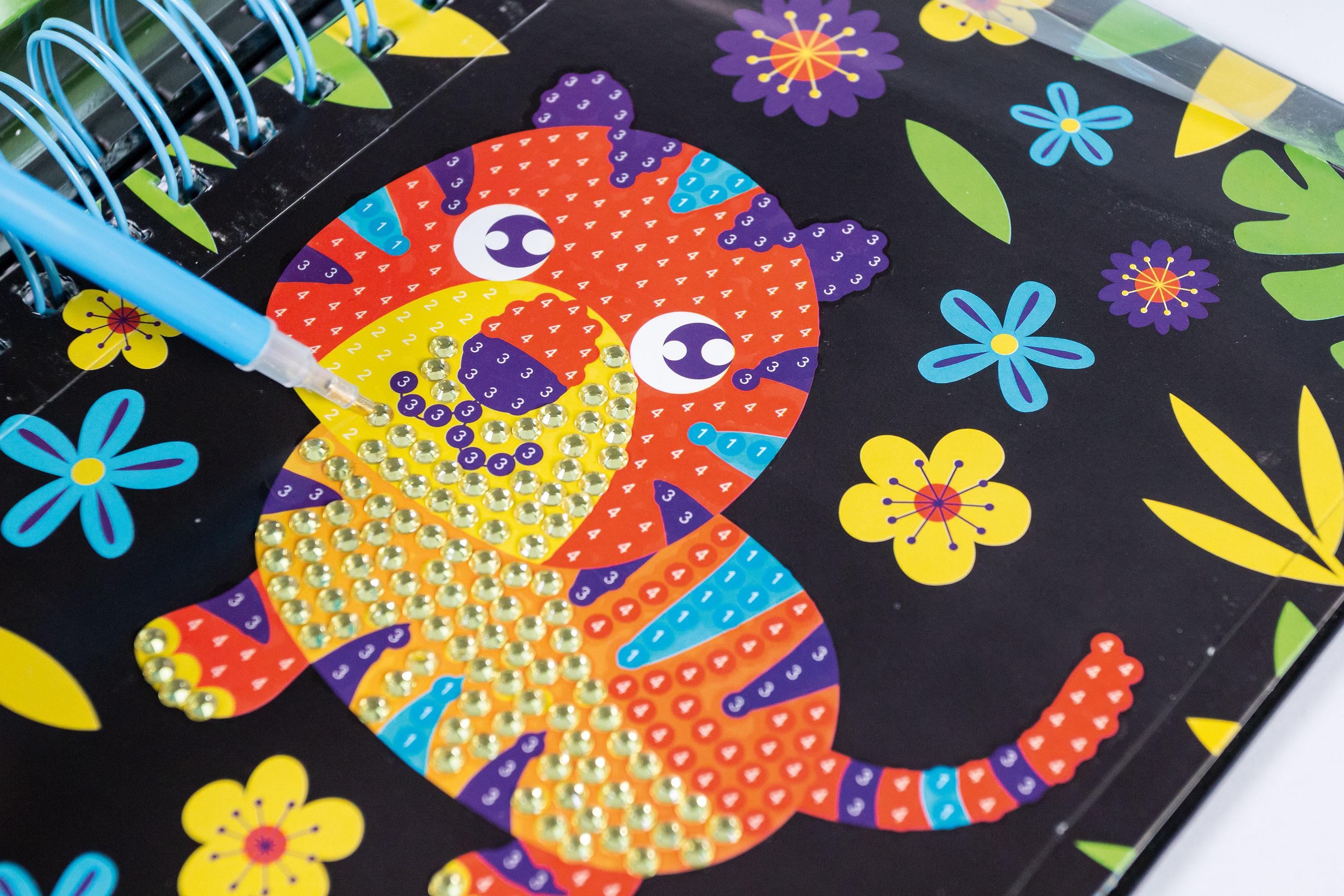 Beispielinhalt (Bild) Diamond Painting - Bastelspaß mit Diamanten - Tierkinder