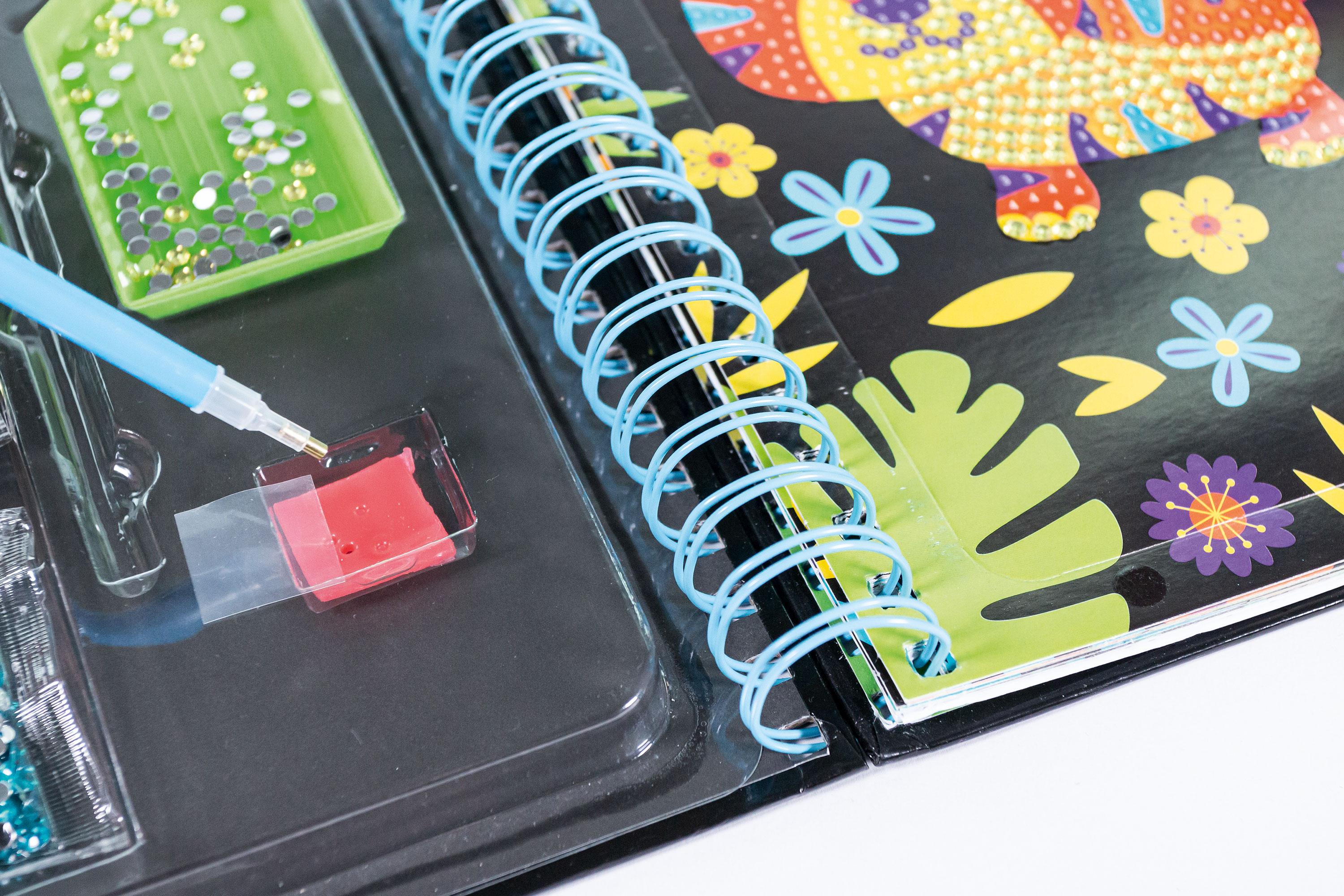 Beispielinhalt (Bild) Diamond Painting - Bastelspaß mit Diamanten - Tierkinder