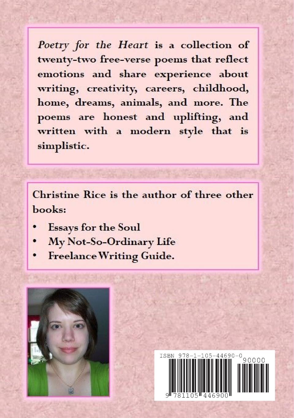 Rückseitencover Poetry for the Heart