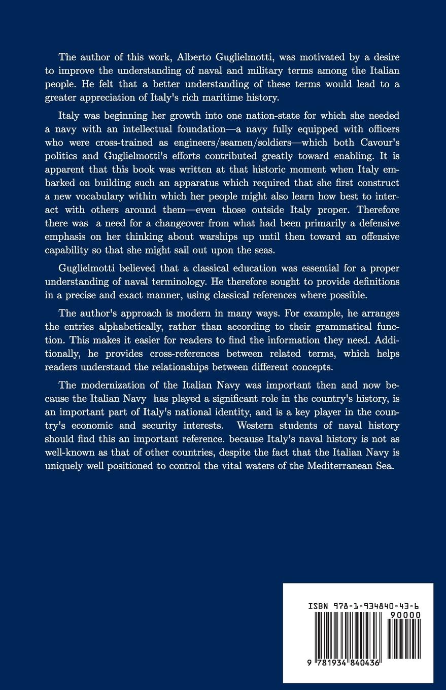 Rückseitencover Vocabolario Marino E Militare