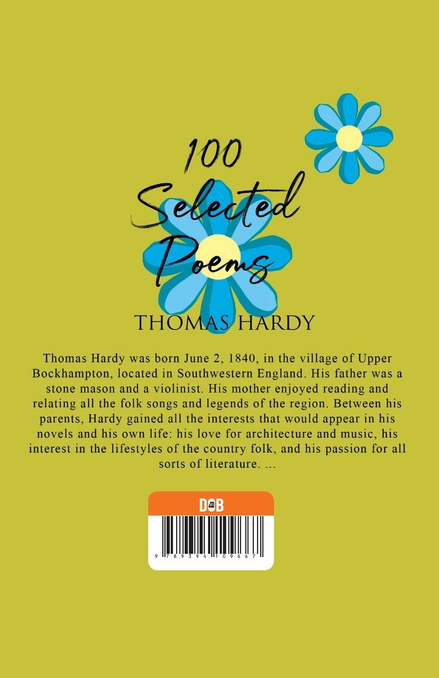 Rückseitencover 100 Selected Poems, Thomas Hardy