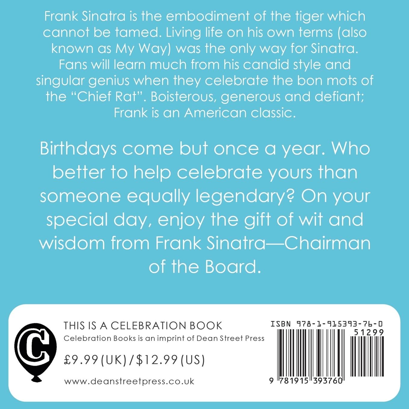 Rückseitencover Happy Birthday-Love, Frank