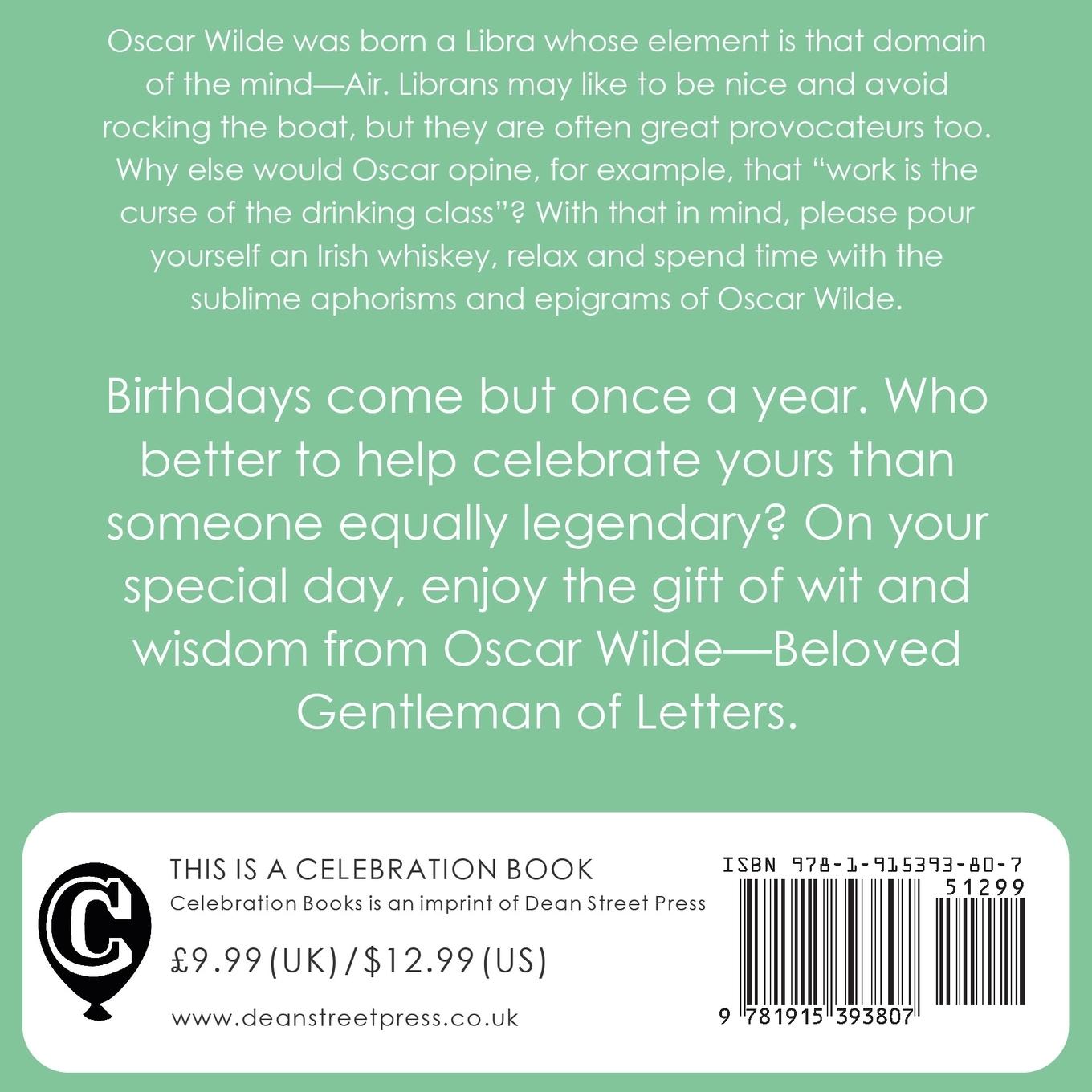 Rückseitencover Happy Birthday-Love, Oscar