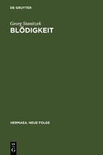 Vorderes Coverbild Blödigkeit
